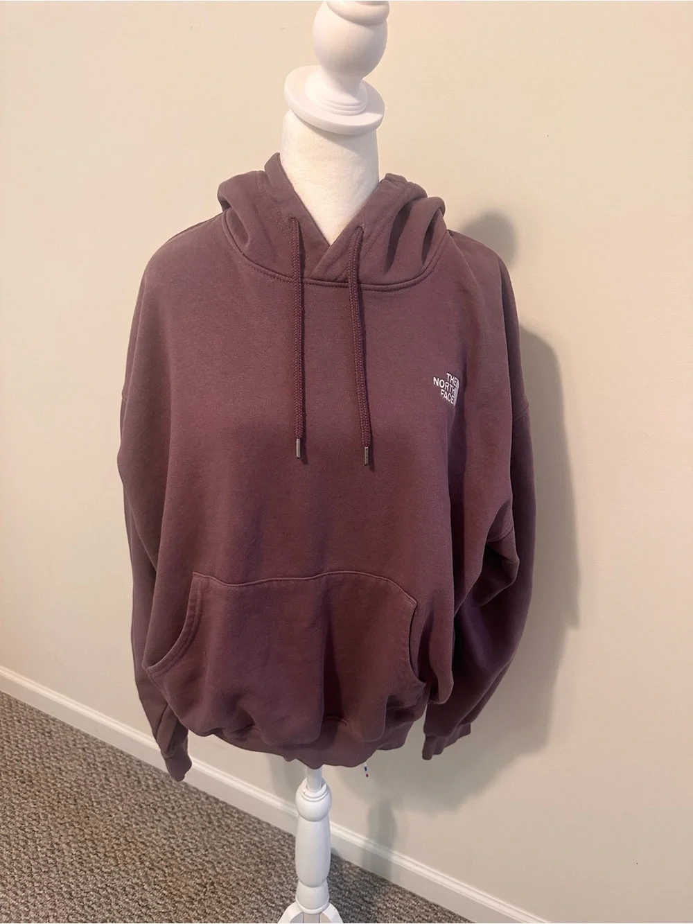 The North Face Men's Circular Design Purple Pullover Hoodie Size Large